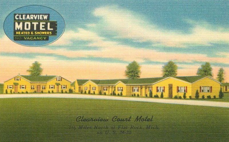 Clearview Motel - Vintage Postcard (newer photo)